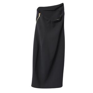 Pre Loved Donna Karan Vintage Women black Midi